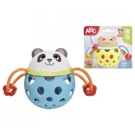 ABC Panda chrastítko s držadlem a kousátkem – Simba Toys