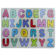 ABC barevné dřevěné písmenkové puzzle