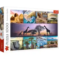 Africký koláž 1000 dílků HQ puzzle - Trefl