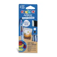 Akrylové akrylové fixy 2ks sada - Carioca