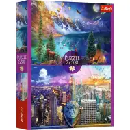 Americká třída 2x500dílné puzzle - Trefl