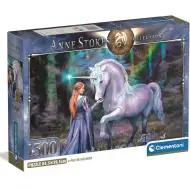 Anna Stokes - Říše jednorožců HQC 1500dílné kompaktní puzzle - Clementoni