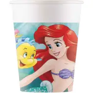 Ariel malá mořská víla 8 ks papírových kelímků 200 ml