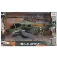 Armádní vrtulník s figurkou vojáka