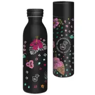 Ars Una: Black Hibiscus dvoustěnná kovová láhev v dárkové krabičce 600 ml