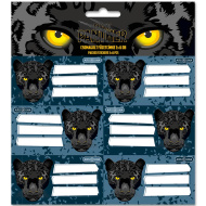Ars Una: Black Panther balené samolepky na sešity 3×6 ks