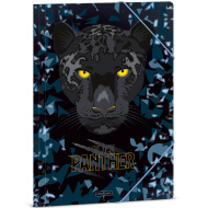 Ars Una: Black Panther desky s gumičkou, formát A4