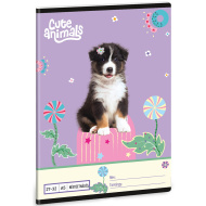 Ars Una: Cute Animals - Aussie čtverečkovaný sešit A/5 27-32