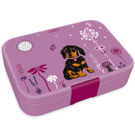 Ars Una: Cute Animals Puppy dělená krabička na svačinu s pejskem 15,3×21,6×5,2 cm