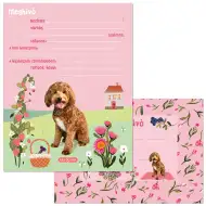 Ars Una: Cute Animals doggie pozvánka na párty s obálkou 10 ks