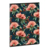 Ars Una: Flowery Green extra sešit s kroužkovou vazbou A/4