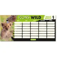 Ars Una: Máté Bence Icons of the Wild-Lions jednostránkový, oboustranný rozvrh hodin