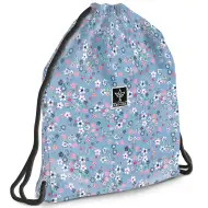 Ars Una: Pearl Blossom Blue květinový teen batoh, sportovní taška 37,5x46cm