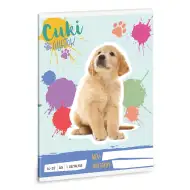 Ars Una: Roztomilá zvířata - Golden Retriever A/5 linkovaný sešit pro 1. třídu 14-32