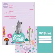 Ars Una: Roztomilá zvířátka - Koťátko, sada 10 pozvánek s obálkami.