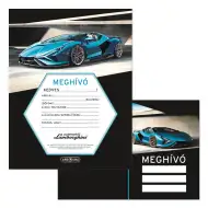 Ars Una: Sada 10 pozvánek Lamborghini s obálkami.