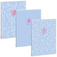 Ars Una: Soft Touch Skyblue Spring extra sešit s kroužkovou vazbou ve formátu A/4