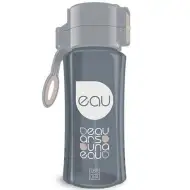 Ars Una: Světle šedá láhev bez BPA o objemu 450 ml.