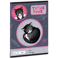 Ars Una: Think Pink A5 sešit bez linek 20-32