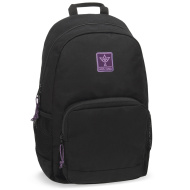Ars Una: dívčí černo-fialový školní batoh Cordura AU-14 32x51x25 cm