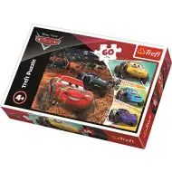 Auta 3: Blesk McQueen a jeho přátelé puzzle 60 dílků - Trefl
