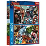 Avengers: Ochránci světa 2x200 dílků puzzle – Trefl