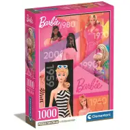 Barbie 65 let 1000 dílků Compact puzzle 50x70cm - Clementoni