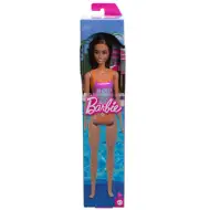Barbie Beach panenka v fialových plavkách s vzorem - Mattel