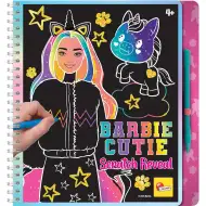 Barbie Cutie sada na škrábání obrázků, 44 stran – Lisciani