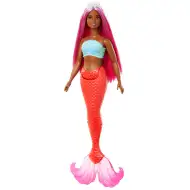 Barbie Dreamtopia: Panenka s růžovými vlasy a korálově zbarvenou ocasní ploutví - Mattel