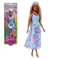 Barbie Dreamtopia: Princezna panenka v modro-fialových šatech s motýly - Mattel