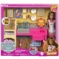 Barbie a Teresa: Herní sada Snová kuchyně - Mattel