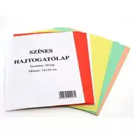 Barevný skládací papír 50 listů 12x16 cm