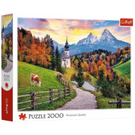 Bavorské Alpy Prémiová kvalita 2000dílné puzzle - Trefl