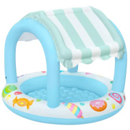 Bestway: Sweet Shoppe™ dětský bazének s ochranným slunečním krytem Ø 104 x 84 cm