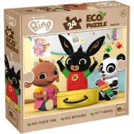 Bing a přátelé hrají hudbu 24dílné Eco puzzle 70x50cm - Lisciani
