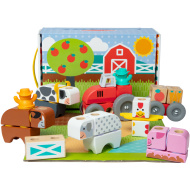 Blockables: Farm dřevěná stavebnice - Melissa &amp; Doug