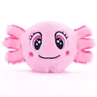 Bouncibles: Skákací plyšový míček - Bubbles, růžový axolotl