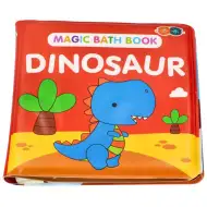 Buddy&amp;Barney Koupací hra: Kniha pro koupání s dinosaury měnícími barvu