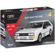 COBI: Audi Quattro 1980 bílé auto stavebnice (24665)