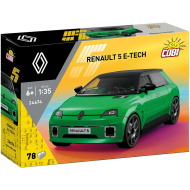 COBI: Renault 5 E-Tech zelená stavebnice auta (24674)