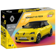 COBI: Renault 5 E-Tech žlutá stavebnice auta (24673)