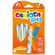 Carioca: Barevný dětský fix 6ks sada, smývatelný