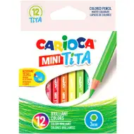 Carioca: Mini Tita odolná sada barevných tužek 12 ks