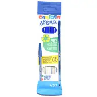 Carioca: Sada modrých kuličkových per 4 ks