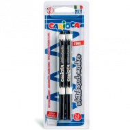Carioca Whiteboard tabulový fix v černé barvě, 2 ks