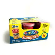 Červená tempera v kelímku 6x35 gr - Carioca