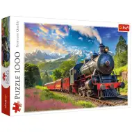 Cesta mezi horami vlakem 1000dílné puzzle - Trefl