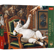 Chlupatá kočička 500 dílků Prémiové Plus puzzle - Trefl