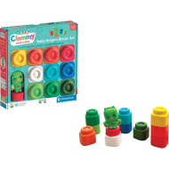 Clemmy: Barevné měkké stavební kostky s figurkou draka, 10dílná sada - Clementoni